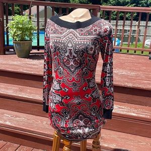 Cache’ Long Sleeve Bodycon Dress SIze XS - BOHO